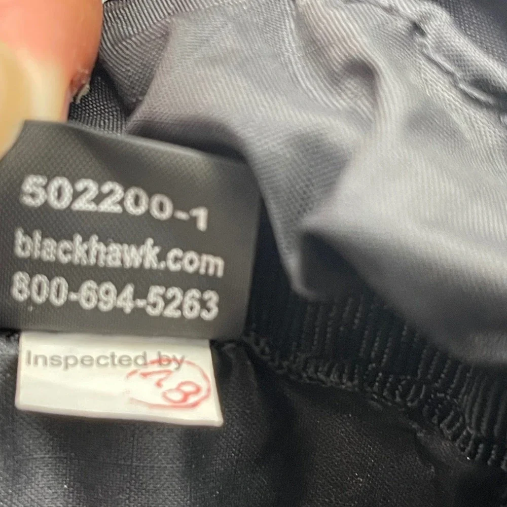 Blackhawk 502200-1 BLK Ripstop Tactical Stash Lightweight Compressible Backpack